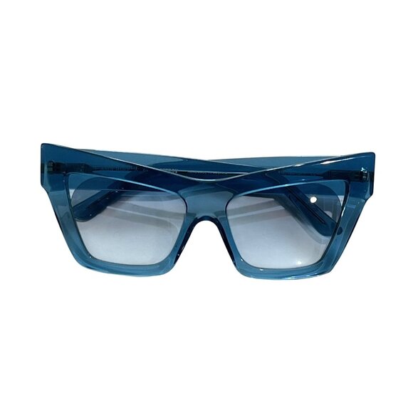 Andy Wolf x Petar Petrov Cat Eye Sunglasses in Teal main image 5